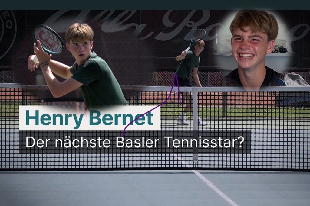 Gemeinsamkeiten mit Roger Federer: Henry Bernet – die Basler Tennishoffnung