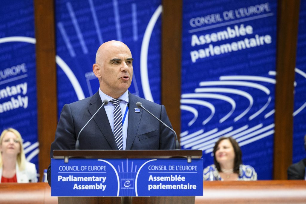 Alain Berset wird zum Generalsekretär des Europarats gewählt